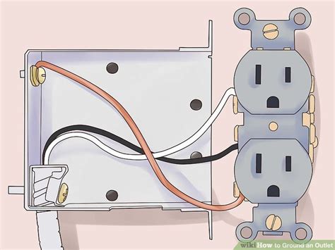 how to ground a metal outlet box|ground an outlet without wire.